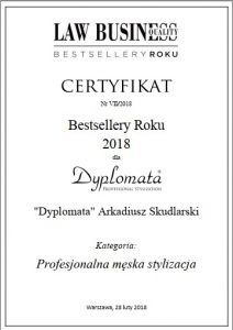 Dyplomata profesjonalna męska stylizacja